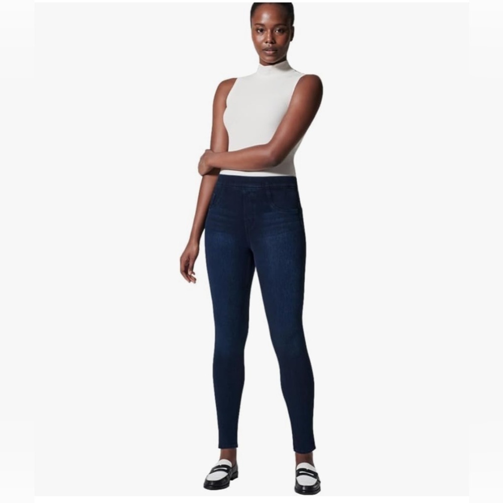Spanx Jean-ish Ankle Leggings Twilight Rinse Size S/P